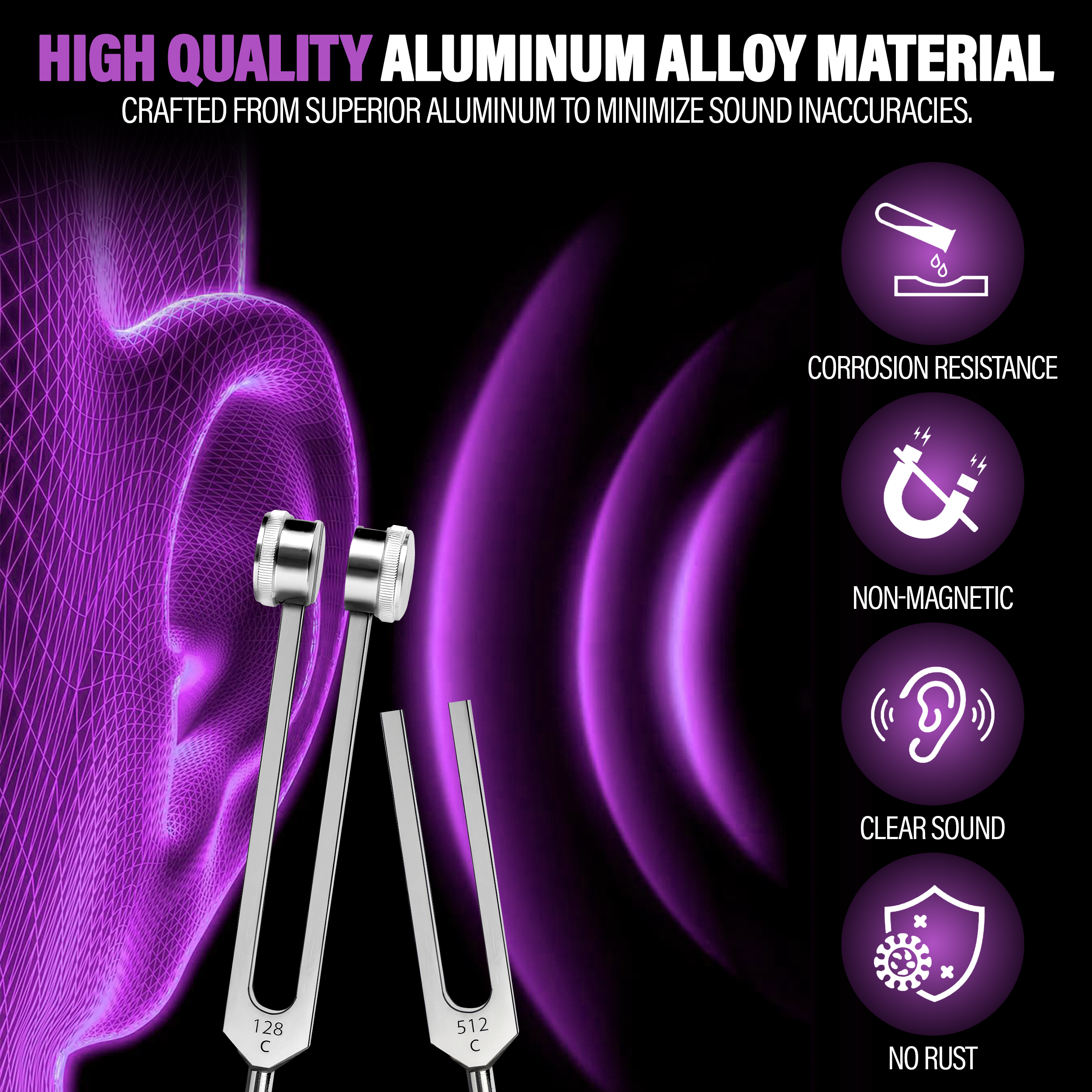 Healing Tunning Fork Set